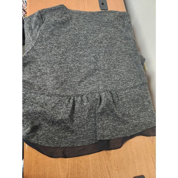 Maurices Womens 2X Gray Steampunk Goth Military Blazer Jacket Dark Romantic - Picture 8 of 9